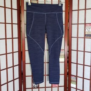 Patagonia woman blue yoga running workout pants/leggings S